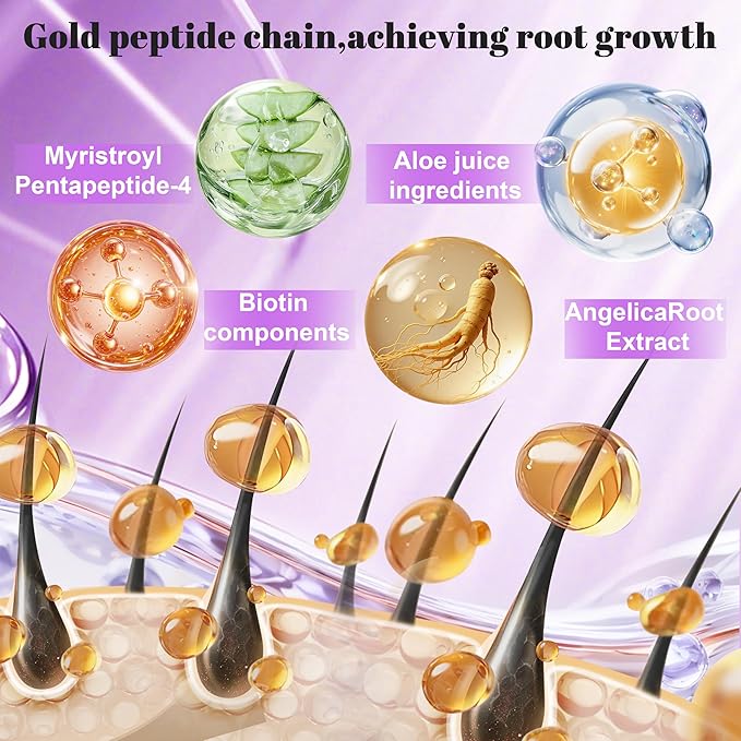 3-in-1 Lash, Brow & Hairline Growth Serum – Eyelash & Eyebrow Growth Serum for Thicker Lashes, Fuller Brows & Hairline Boost – Natural Lash Enhancer for Women & Men – Vegan, Cruelty-Free(8ml)