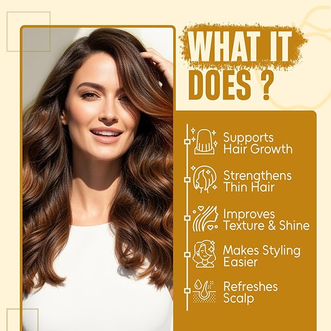 Apple Cider Vinegar Shampoo and Conditioner Set | 16 fl oz Each | with Batana Oil, Biotin & Tea Tree | Clarifying, Detoxifying & Moisturizing Formula | Promotes Hair Growth & Shine