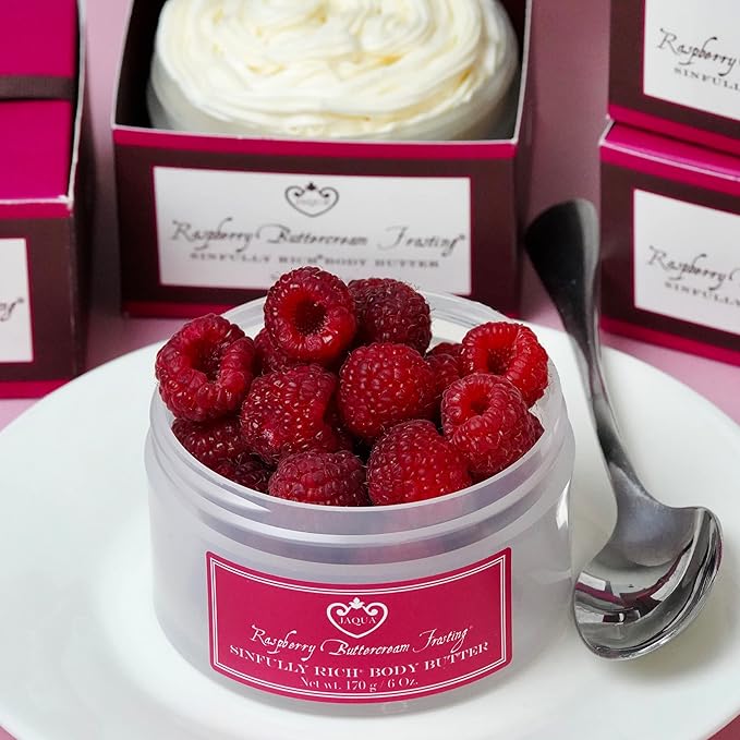 Jaqua Body Butter - Raspberry Buttercream Frosting Fragrance with Shea Butter