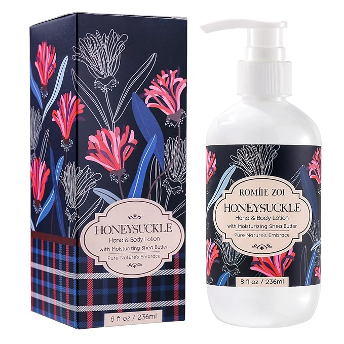 ROMIIE ZOI Daily Hand & Body Lotion with Moisturizing Shea Butter - Honeysuckle - 236 ML / 8 FL OZ