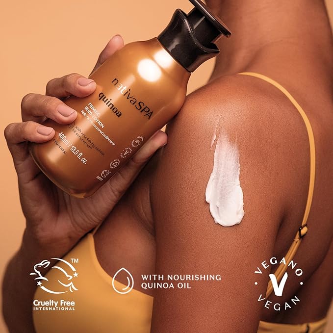 Nativa SPA by O Boticario Quinoa Hydrating Body Lotion, Fragranced Skin Moisturizer with Purified Quinoa Drops, 13.5 Ounce