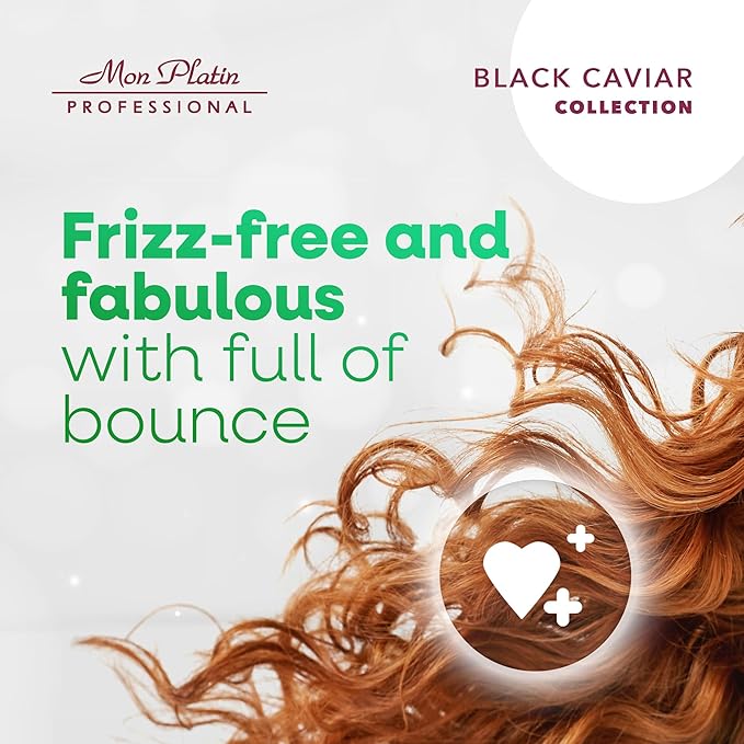 Total Volume Hair Cream for Curly Hair, Hydrating Formula with Black Caviar and Peach Extract, Sunflower & Cotton Oils, Anti-Frizz, Curl Enhancer for Volume Control, 400 ml