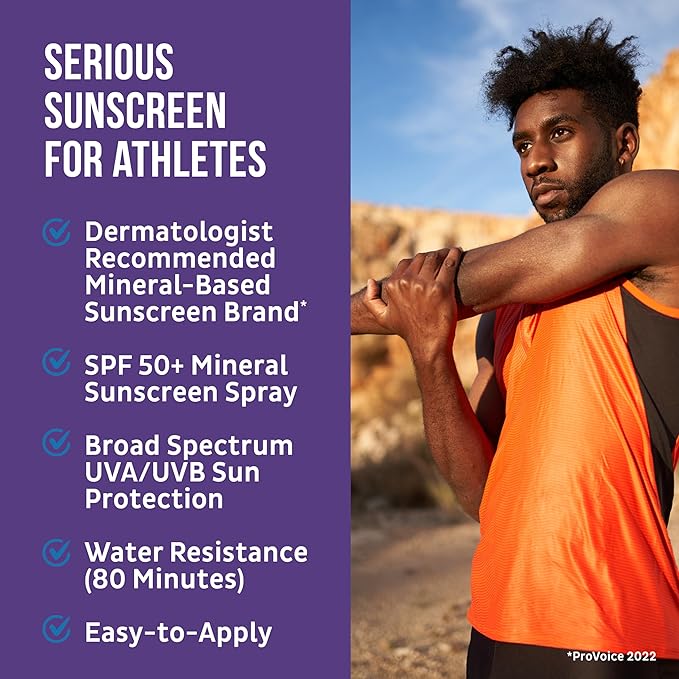 BLUE LIZARD Mineral Sunscreen Spray, SPF 50+ | Water-Resistant | Zinc Oxide Formula | 5 fl oz Pack of 2 | Vegan