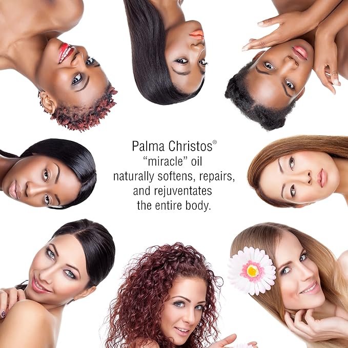 Baar Palma Christos Castor Oil, Organic, 100% Pure, Cold-Pressed, Hexane-Free Products. Helps with Conditions for Hair Growth for Eyebrows, Hair, and Eyelashes. Natural Hair Treatment Oil 2 oz.