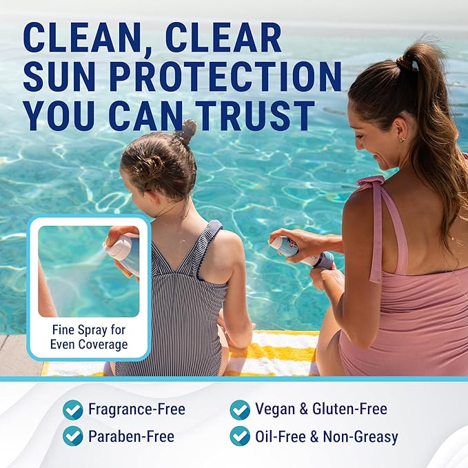 Coral Isles Sunscreen Spray SPF 50 - Hawaii Compliant - Oxybenzone & Octinoxate Free - Broad Spectrum - Water Resistant, 6 Fl Oz (Pack of 3)