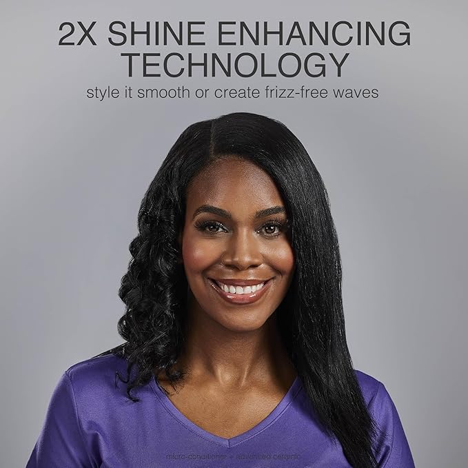 Remington Shine Therapy 1 inch Hair Straightener Iron, Flat Iron Infused with Argan Oil & Keratin, Professional Ceramic Flat Iron for Less Frizz, Shines and Smooth, Styling Tools