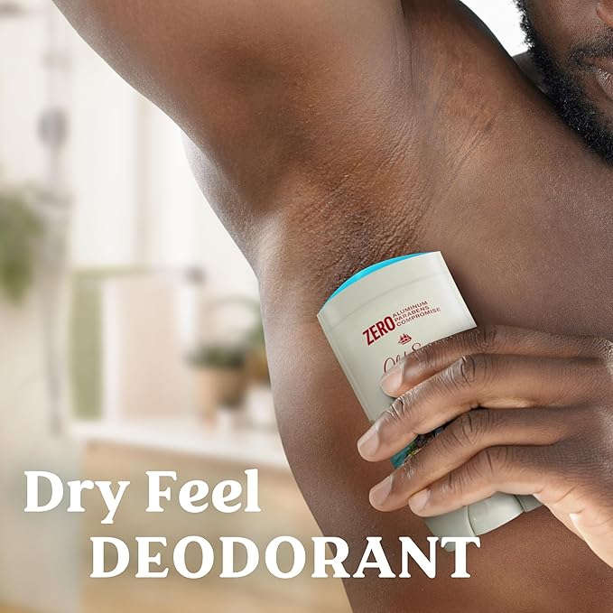 Old Spice GentleMan's Aluminum Free Dry Feel Deodorant for Men, 24/7 Lasting Freshness, Gentle on Skin with Skin Conditioners, Himalayan Sea Salt + Glacier Water Scent, 3.0 oz (Pack of 3)