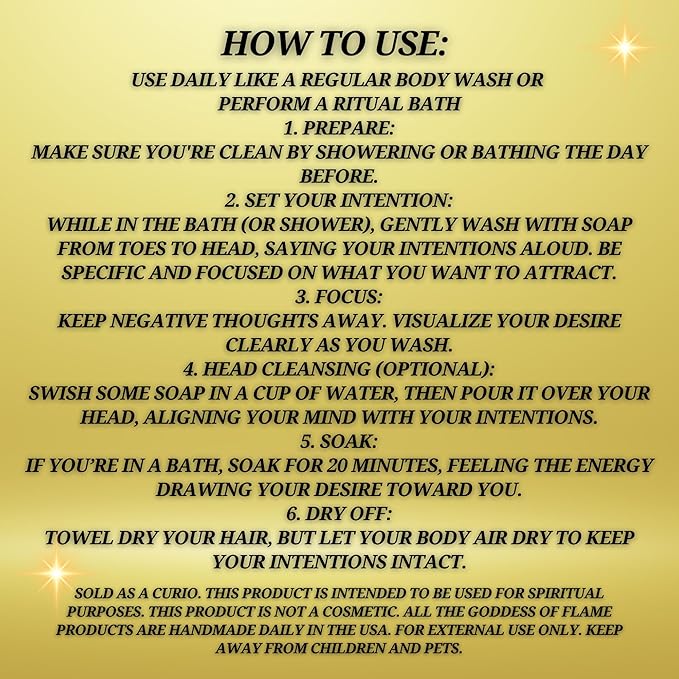 Rich B$tch Shower Gel – 8 oz Handmade Body Wash for Abundance, Wealth & Luxury Energy – Altar-Charged – Wiccan, Hoodoo, Conjure, Manifestation Ritual – Vegan & Sulfate-Free