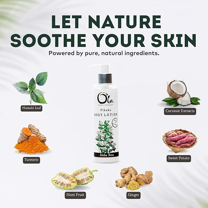 Ola Pikake Body Lotion with Pure Tropical Oils and Plant Extracts - 8.45 Fl Oz
