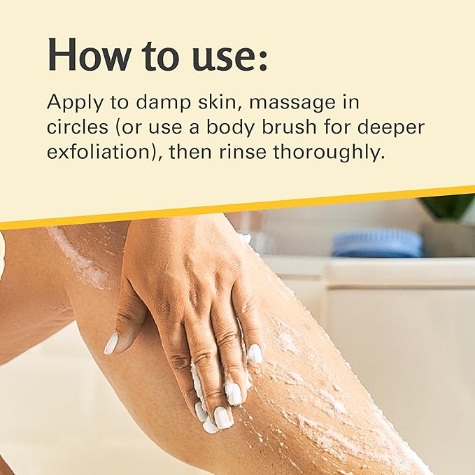 Anti-Cellulite Body Scrub for Skin Tightening, Firming, Moisturizing & Smoothing, Exfoliating Formula for Legs & Glutes with Stem Cells, Collagen, Coconut & Jojoba Oil, 16 OZ, by M3 Naturals