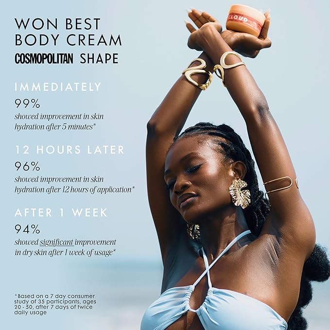 54 Thrones Barrier Repair Cloud Cream, Ultimate Hydrating Skin Care, Hydrating Peptide Moisturizer, Skin Repair Cream, Active Repair, Ghanaian Coconut + Moroccan Almond