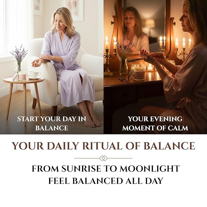 Wild Yam Cream for Hormone Balance - Gift for Mom - Menopause and PMS Support for Women - Wild Yam Balancing Cream - Hot Flashes, Night Sweats, Mood Swings, Low Energy - Lavender 4oz