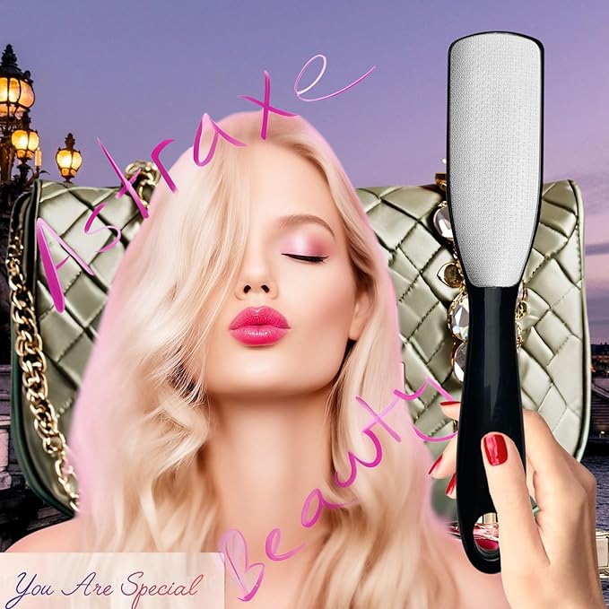 Professional Foot File & Callus Remover 2-in-1 Set –9.6" Foot Rasp with 6.7" Nail File Included–Elite Sapphire Black–Dual-Sided, Durable & Hygienic Pedicure Tool for Smooth, Soft Feet–Wet & Dry Use