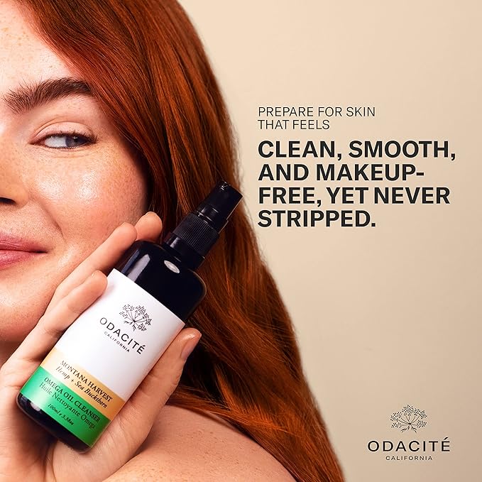 ODACITE MONTANA HARVEST Hemp + Sea Buckthorn OMEGA OIL CLEANSER