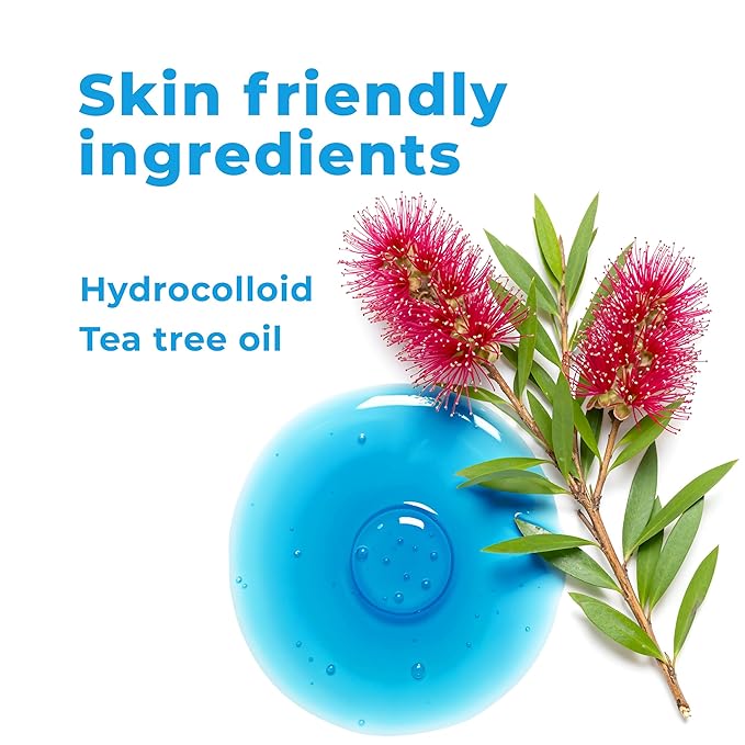 Pimple Patches for Face (240 Patches), Hydrocolloid Acne Patches with Tea Tree Oil, Pimple Stickers - Acne Pimple Patches For Face - Zit Patches