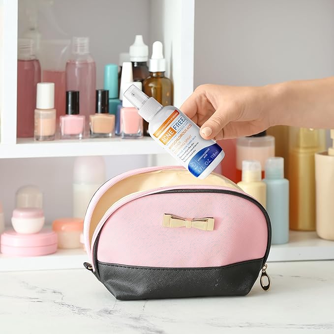 AcneFree Hypochlorous Acid Soothing Spray for Face & Body – Redness Relief Mist for Acne-Prone, Sensitive, or Irritated Skin – Gentle Daily Spray for Breakout Support & Skin Barrier Balance – 4 ounce