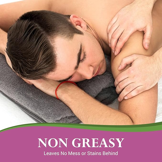 Organic Naturals Bamboo Silk Massage Lotion by Lotus Touch - 100% Pure Bamboo Silk Powder, Green Tea Extract & Aloe Vera - Unscented - Moisturizing, Fast Absorbing - Soft, Silky Glide - 1 Gallon