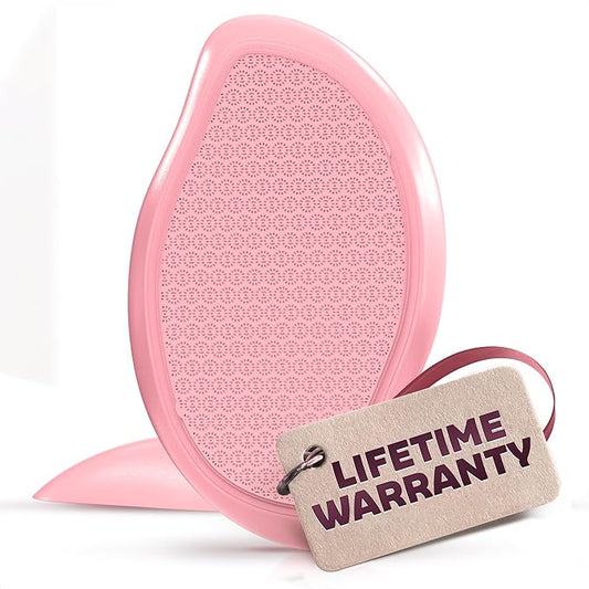 Nano Glass Foot File Callus Remover – 4.6" Glass Foot Scrubber Dead Skin Remover for Feet, Ergonomic Heel Scraper for Cracked Heels, Scratch-Resistant – Moisture-Resistant & Gentle Cleansing