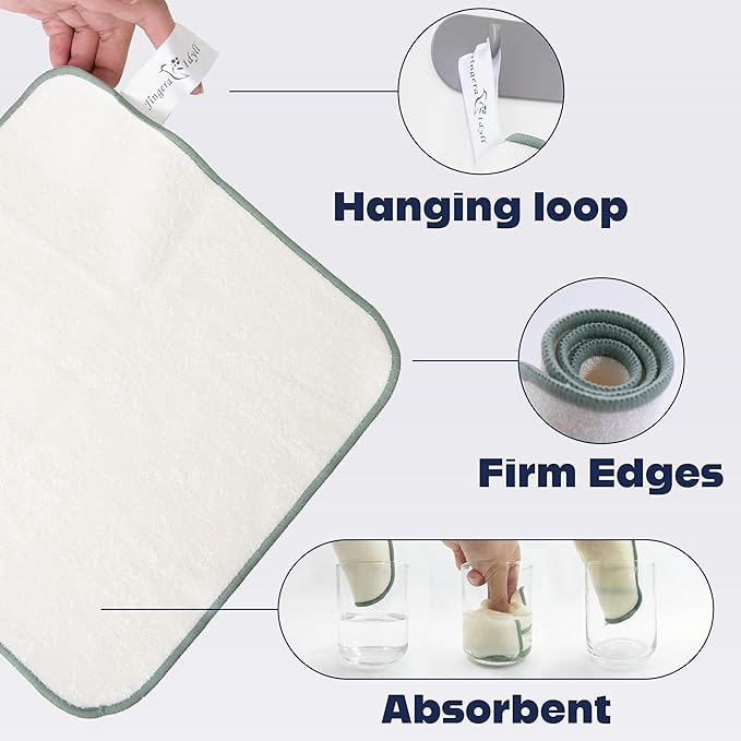 Jingera & Idyll Ultra-Soft Charcoal Fiber Face Washcloth, Facial Towels, Gentle Exfoliating Wipes for Women Cleansing, Wash Cloths, Reusable Makeup Remover, 5 Pack