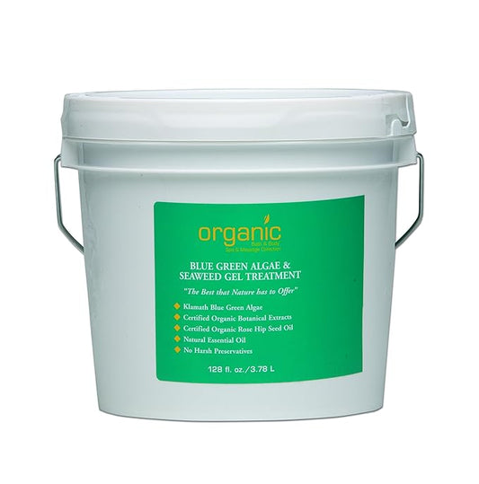Organic Bath & Body Blue Green Algae and Seaweed Gel Treatment - 128 oz