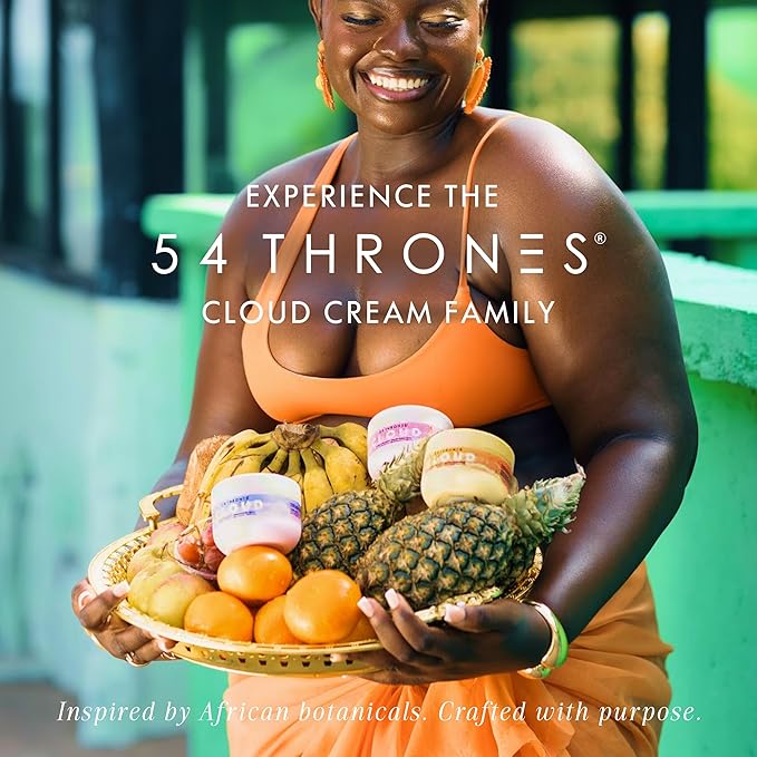 54 Thrones Barrier Repair Cloud Cream, Ultimate Hydrating Skin Care, Hydrating Peptide Moisturizer, Skin Repair Cream, Active Repair, Egyptian Lavender + Moroccan Mint