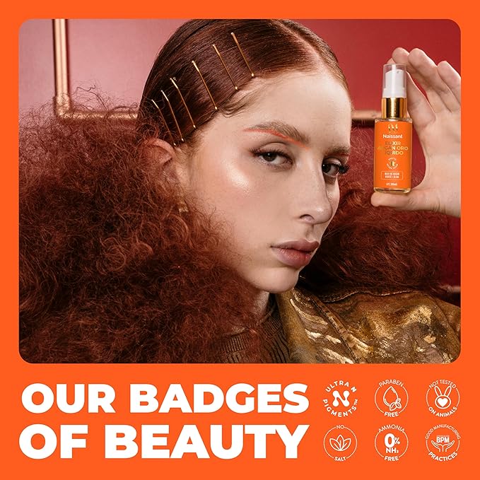 naissant Elixir Argan Oil Hair Treatment | Frizz Control, Heat and UV Protection for Color Treated and Natural Hair | Nourishes, Repairs, and Softens | Increases Shine and Color Vibrancy (4 FlOz)