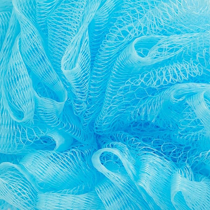 Juvale Loofah Back Scrubber for Shower - 4 Pack, Assorted Colors, 16 in - Loofah with Handle - Body Scrubber & Shower Brush with Long Handle