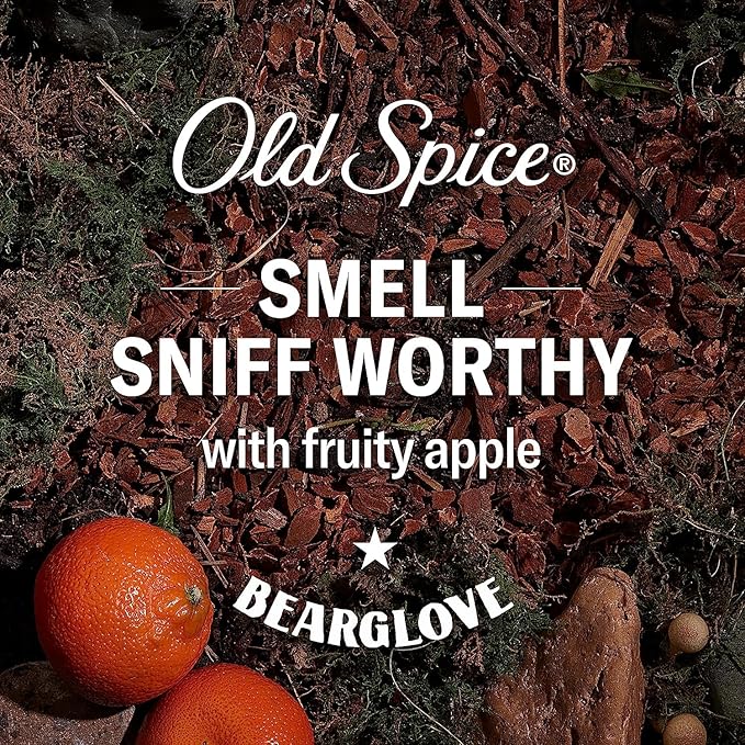 Old Spice Aluminum Free Deodorant for Men, 24/7 Odor Protection, 24/7 Freshness & Lasting Scent, Bearglove Scent, 3.0 oz with Travel Size Swagger Body Wash (Pack of 4)