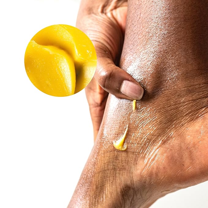 Bare August Foot Cream & Heel Balm Butter lotion for Soft, Smooth & Healthy Feet - Foot Moisturizer and Callus Cream Softener to Repair Rough, Dry, Cracked Feet (3.4 fl oz)