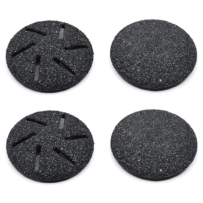 Own Harmony Refill Rollers: Best Fit for Electric Callus Remover Model CR2100 Pedicure Tools - Professional Foot Care for Smooth Feet - Refills 4 Pack Replacement Heads (2 Regular and 2 Extra Coarse)