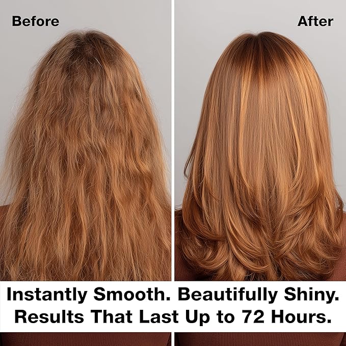 GK HAIR Oil - Argan Oil Heat Protectant Serum - Lightweight Hair Serum - Perfect For Keratin, Frizzy, Curly, Dry & Damaged Adds Shine and Smooths - Paraben, Phthalate and Sulfate Free 1.69 Oz