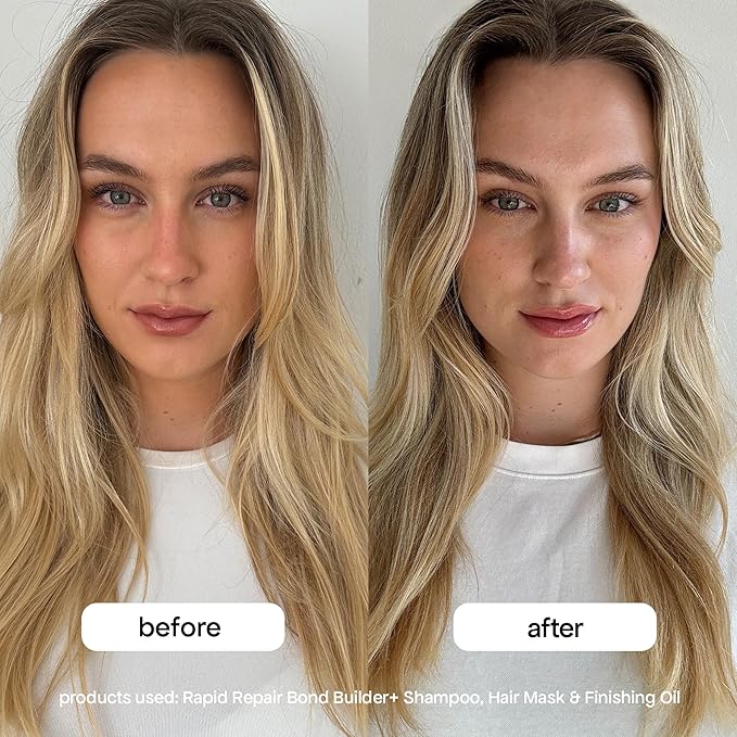 BONDIBOOST Rapid Repair Bond Builder Oil + Heat Protection [1.86 fl oz], Hair Oil for Damaged Hair, Strengthening & Nourishing Formula for Smoother + Healthier + Shinier Results