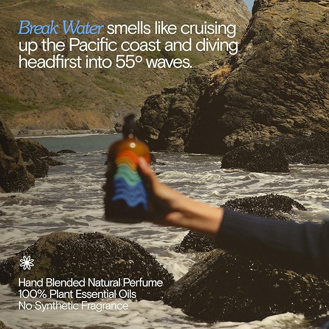 Bathing Culture, Organic Mind + Body Wash, Natural, Biodegradable, Sustainable, Vegan Personal Care, All Natural Organic Body Wash for Women and Men, 16 fl oz, Break Water Scent, Holiday Gift Idea