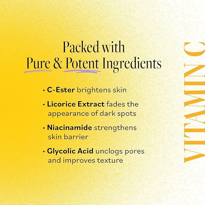 Derma E Vitamin C Daily Brightening Cleanser, 6 Fl Oz, Hydrating Cleanser to Help Even Skin Tone, Moisturizing Face Wash for a Radiant Glow