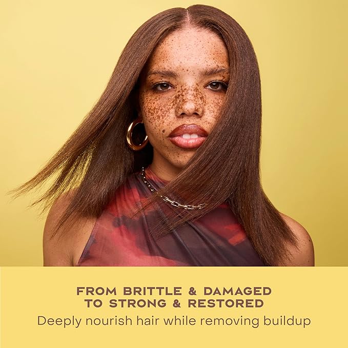 SheaMoisture Strengthen and Restore Shampoo Pure Jamaican Black Castor Oil for Damaged Hair To Cleanse and Nourish Hair 13 oz