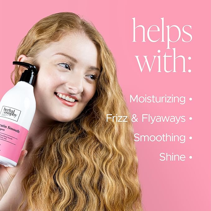 Herbalosophy Keratin Smooth Shampoo 16.9 Fl.Oz