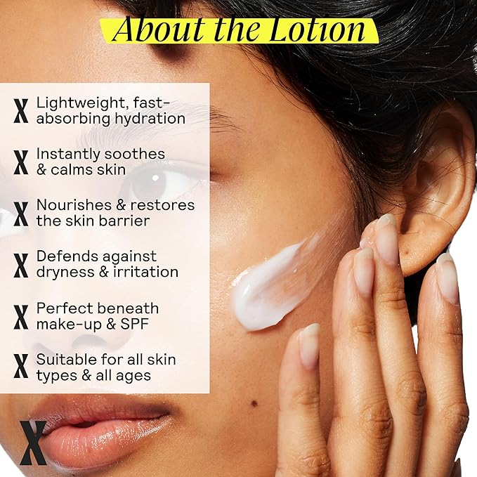 Untoxicated Moisturizing Lotion - Daily Face Moisturizer & Body Lotion for Sensitive Skin - Ceramides & Hyaluronic Acid - No Common Irritants - Non-Comedogenic - Oil-Free - Fragrance Free - 10 Ounce