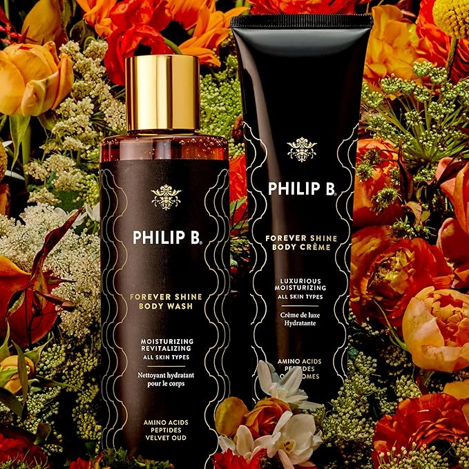 PHILIP B. Forever Shine Luxury Body Wash - Moisturizing and Revitalizing, 11.8 oz (350ml)