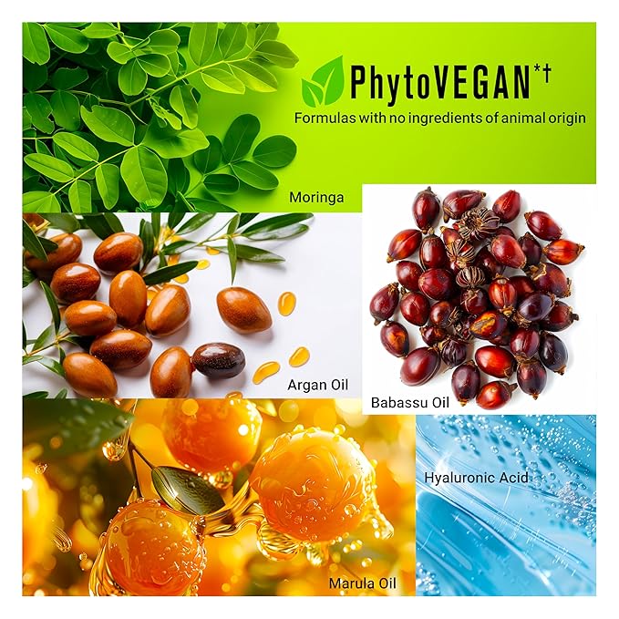 Hydrating Hair Oil Capsules – Leave-In Serum for Dry Damaged Hair, Color Protection w/ Argan, Hyaluronic Acid & Ceramides | Mineral Oil, Alcohol & Paraben Free, Vegan | Frizz Control & Shine | 15Ct