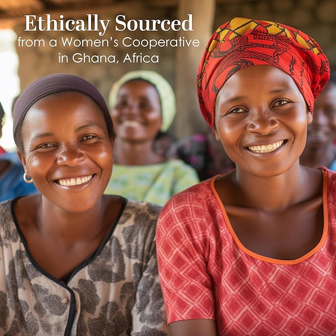 Refined Shea Butter Unscented - 100% Pure African Shea Butter for Hair & Dry Skin - Soap Base - Face & Body Moisturizer, for DIY Whipped Body Butter & Lip Balm 8 oz Jar