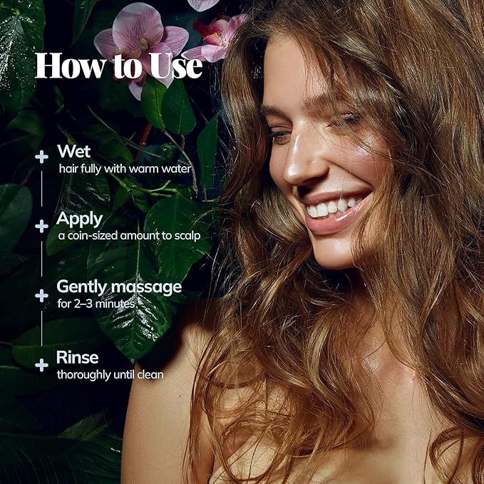 Hair Growth Shampoo, Rosemary, Caffeine, Biotin, Oil Control, Scalp Care, Hair Loss Shampoo for Strengthen Roots, Hair Thickening, Men, Women