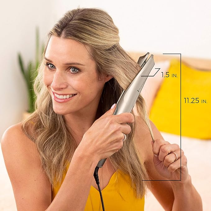 Remington Pro 1" Multi-Styler with Twist & Curl Technology, Straightener and Curling Iron in one tool, Color Care Protection, Champagne