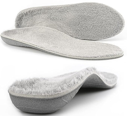 210lbs+ Winter Wool Warm Insole Plantar Fasciitis Pain Relief Men Arch Support Orthotic Insert Flat Feet Women, Heel Spur Relief Work Boot Shoes Insole Standing All Day Size 10, 290MM