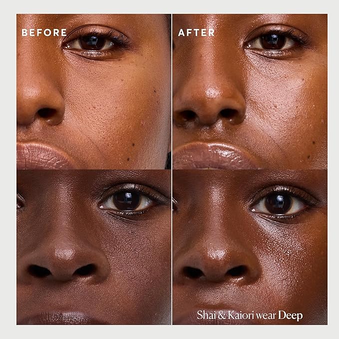 Naturium Dew-Glow Tinted Moisturizer SPF 50+ Deep, Daily Moisturizing Sunscreen & Face Primer Face Primer with Tint, Skin Protector with Dewy Finish, 1.7 oz