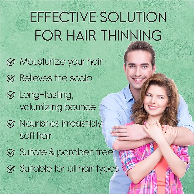Peppermint Oil Shampoo and Conditioner Set for Hair Growth and Thickening - For Thinning Hair and Hair Loss Treatments for Women & Men, Sulfate Free, 20.2 FL Oz Each